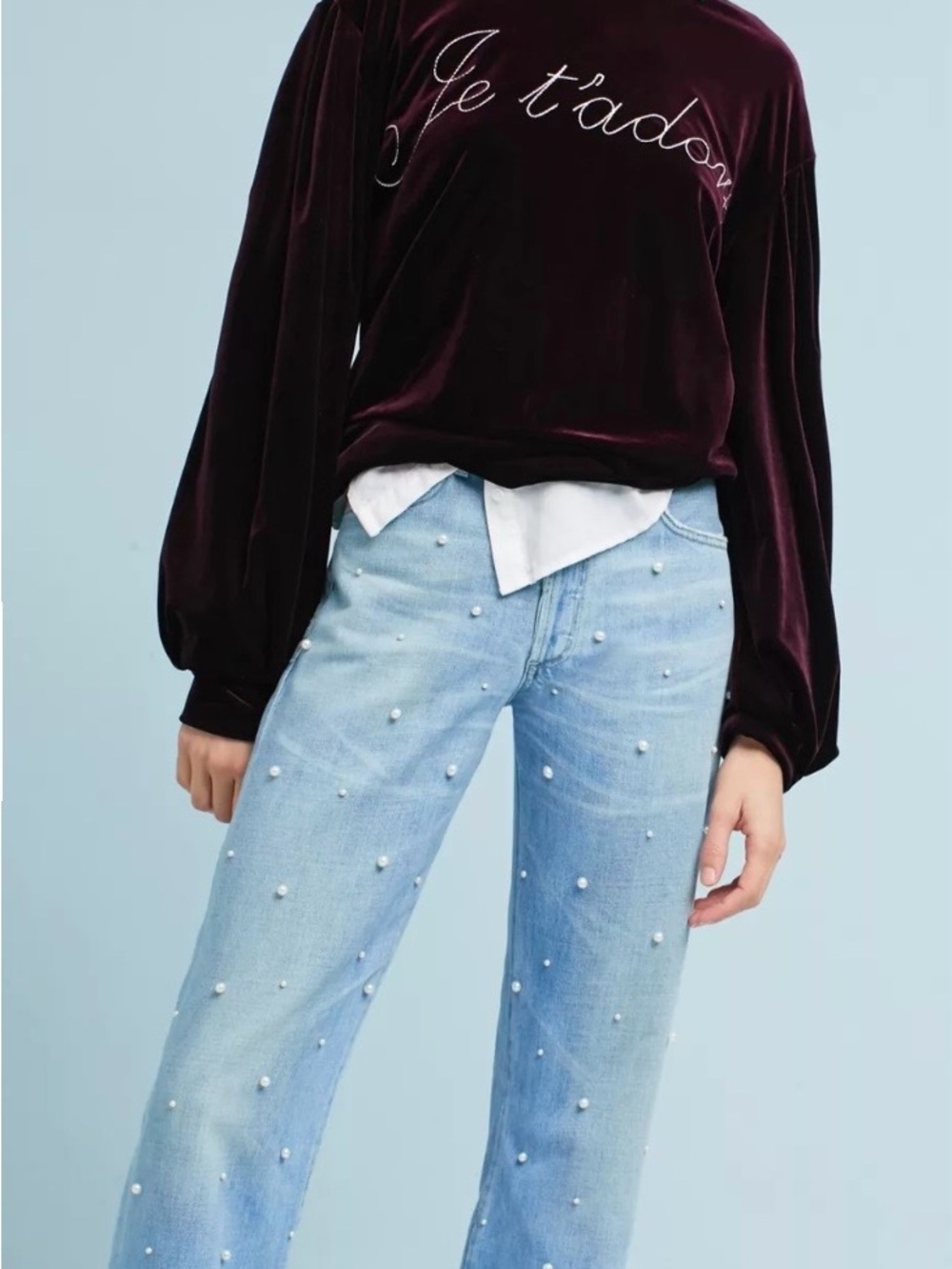 Citizens of Humanity Pearled Parker Relaxed High-Rise Jeans